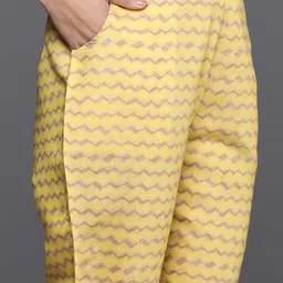 Libas Women Floral Printed Gotta Patti Kurta with Palazzos image 3