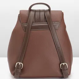 Van Heusen Women Textured Backpack image 5