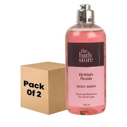 The Bath Store British Rose Set Of 2 Body Wash For Deep Cleansing - 300ml Each-picture-37