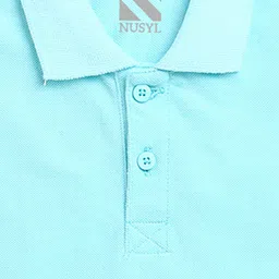 NUSYL Boys Typography Printed Polo Collar T-shirt image 4