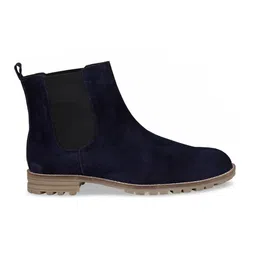 Hirels Men Blue Suede Chelsea Boots image 5