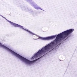 Raymond Slim Fit Textured Pure Cotton Formal Shirt image 2