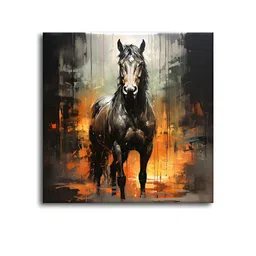 OLIVE TREE Red & Black 1 Piece Birds and Animals Wall Art image 4