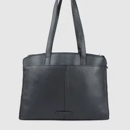 Hidesign Navy Blue Leather Shoulder Bag image 3