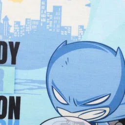 Batman Boys Blue & White Printed Round Neck T-shirt image 2