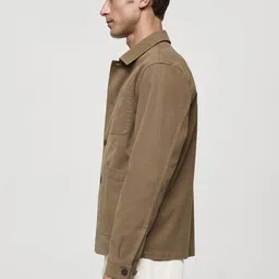 MANGO MAN Twill Tailored Jacket image 3