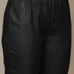 Anubhutee Women Black Yoke Design Gotta Patti Kurta with Trousers image 2