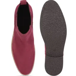 yoho Men Mid Top Lightweight Suede Chelsea Boots image 2