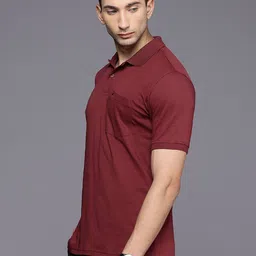 Louis Philippe Polo Collar Pure Cotton T-shirt image 4