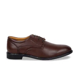 Duke Men Brown Solid Formal Derbys image 3