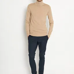 Bruun & Stengade Turtle Neck Long Sleeves Wool Pullover Sweater image 4