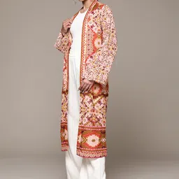 aarke Ritu Kumar Women Printed Ethnic Longline Ethnic Shrug image 4