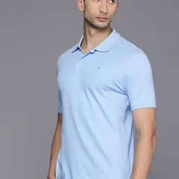 Louis Philippe Polo Collar Pure Cotton T-shirt image 2