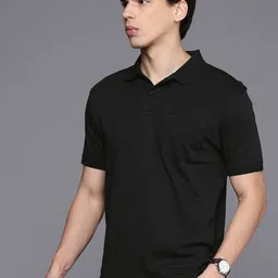 Louis Philippe Polo Collar Pure Cotton T-shirt image 4