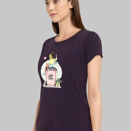 CHOZI Pack Of 2 Printed Cotton Bio Finish T-shirt image 2