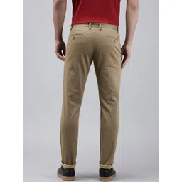 Arrow Men Slim Fit Micro Ditsy Printed Low-Rise Trousers image 3