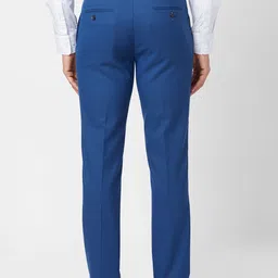 Park Avenue Men Textured Super Slim Fit Formal Trousers image 3