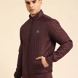 Being Human Mock Collar Padded Jacket image 3