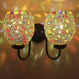 Devansh Black & White Mosaic Wallchiere image 4