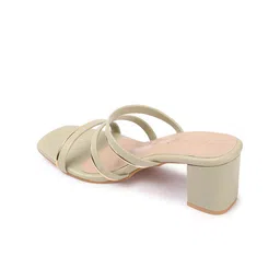 DressBerry Textured Party Block Sandals image 3