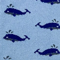 Mint & Oak Men Blue Patterned Ankle-Length Socks image 3