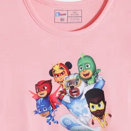 Eteenz Girls PJ Masks Printed Pure Cotton T-shirt image 3