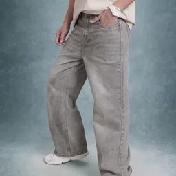 The Roadster Life Co. Men Pure Cotton Loose Bootcut Jeans image 3