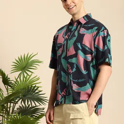 Mast & Harbour Opaque Printed Relaxed Fit Casual Shirt image 3