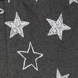 MINI KLUB Boys Grey Printed Straight-Fit Trackpant image 3