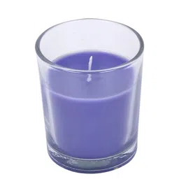 HOSLEY Set Of 3 Purple Solid Highly Fragranced Lavender Fields Filled Glass Candles image 4
