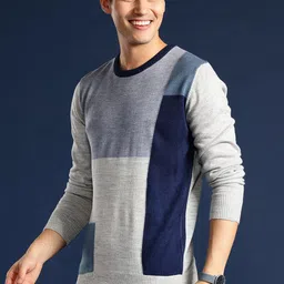 Mast & Harbour Colourblocked Acrylic Pullover image 5