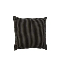 Contrast Living Black & White Set of 2 Striped Square Cushion Covers image 5