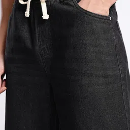 glitchez Men Street Flow Wide Leg Light Faded Frayed Jeans image 4