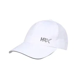 HRX by Hrithik Roshan Men White Solid Lifestyle Cap image 5