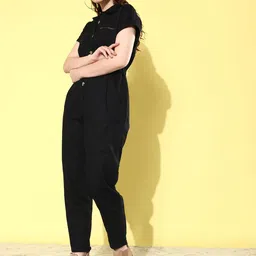 The Roadster Life Co. Spread Collar Basic Jumpsuit image 3