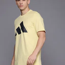 ADIDAS Brand Logo Print Pure Cotton Regular Fit T-shirt image 5