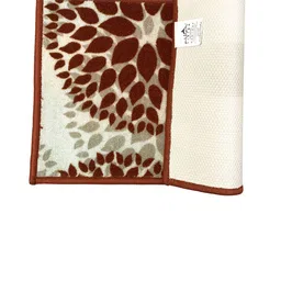 Athom Trendz Brown & Beige Printed  Anti-slip Doormat image 3