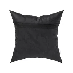 Kuber Industries Black & Gold-Toned Set of 4 Floral Velvet Square Cushion Covers image 4