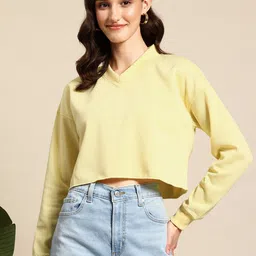 Mast & Harbour Cropped Boxy Sweatshirt image 3