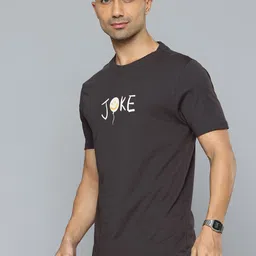 Flying Machine Typography Printed Pure Cotton T-shirt image 3