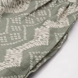 Mystere Paris Geometric Print Flared Sleeve Maternity A-Line Maxi Dress image 5