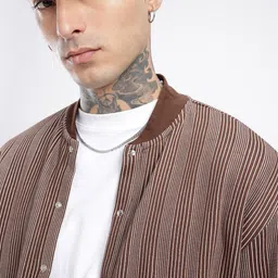 glitchez Urban Swag Self Design Relaxed Bomber Jacket image 4