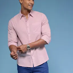 HERE&NOW Pure Cotton Regular Fit Casual Shirt image 2