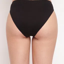 BASIICS by La Intimo Women Pack of 3 Solid Bikini Briefs HL11B3G0W0 image 3