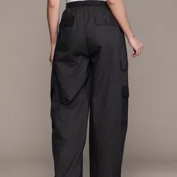 The Roadster Lifestyle Co. Relaxed Cargo Parachute Trousers image 3