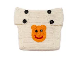 CHUTPUT Unisex Yellow & White Solid Beanie image 3
