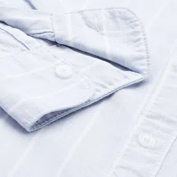 Flying Machine Slim Fit Striped Pure Cotton Casual Shirt image 4