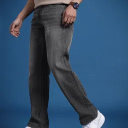 The Roadster Life Co. Men Bootcut Light Faded Jeans image 5