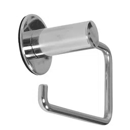 Home Centre Silver-Toned Adrian Aeron J-Shaped Toilet Paper Holder image 2