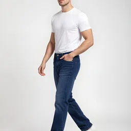glitchez Men Light Fade Stretchable Jeans image 5